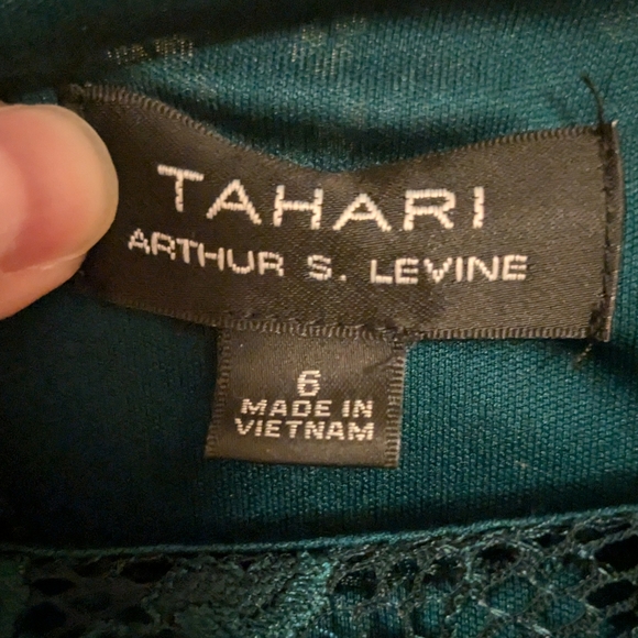 Tahari Floral Lace Dress - Picture 3 of 6